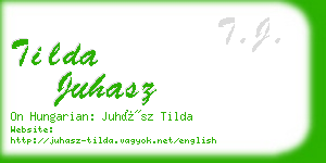 tilda juhasz business card